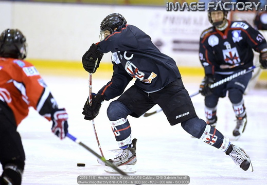 2016-11-01 Hockey Milano Rossoblu U16-Caldaro (1-6)